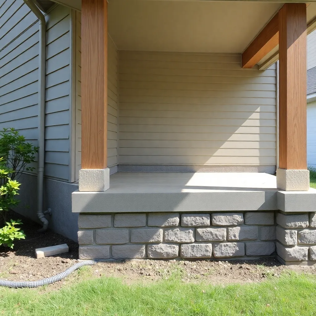 Foundation repair by Andreas Concrete Construction, Llc in Bloomington