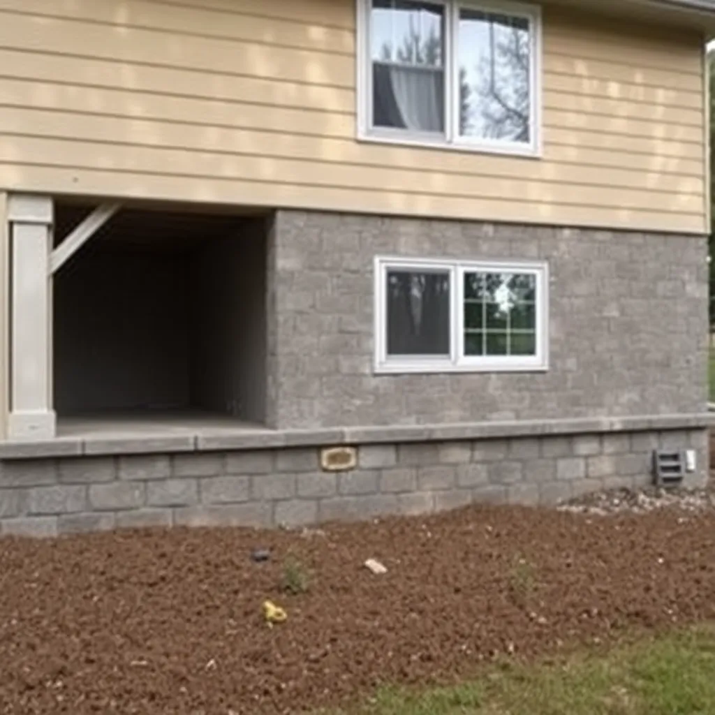 Foundation repair by Getgen Excavating in Williamsport